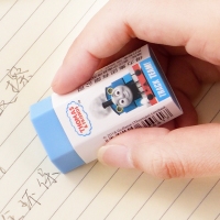 得力71088，托马斯橡皮擦（1/24/864）学生用彩色卡通橡皮擦得干净TPR材质 