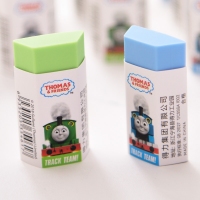得力71088，托马斯橡皮擦（1/24/864）学生用彩色卡通橡皮擦得干净TPR材质 