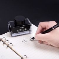 得力S635，黑色非碳素型钢笔墨水 50ml/瓶S635