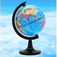 海歌PVC地球仪（10.6），优质办公教学地球仪Ф10.6CM旋转世界地球仪