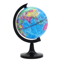 海歌PVC地球仪（10.6），优质办公教学地球仪Ф10.6CM旋转世界地球仪