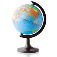 海歌PVC地球仪（14.2），优质办公教学地球仪Ф14.2CM旋转世界地球仪