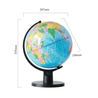 海歌PVC地球仪（25），优质办公教学地球仪Ф25CM旋转世界地球仪