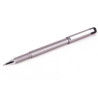 得力S74，0.5mm中性笔黑笔水笔商务签字笔仿金属质感笔杆办公文具 