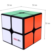 得力74501，二阶魔方顺滑成人比赛初学者二阶魔方 