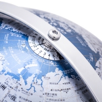 得力2162，25CM金属地球仪（1/4）360度旋转金属底座世界地球仪