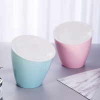 得力18830，桌面垃圾桶 塑料废纸篓创意多功能清洁桶办公家用收纳桶 