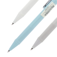 得力A06，0.5mm乐素按动中性笔（12/144/1728）黑色水笔子弹头笔签字笔书写顺畅 