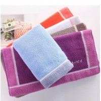 洁丽雅7169，72*34cm毛巾纯棉柔软吸水成人洗脸素色大毛巾家用情侣洁面巾-110g 