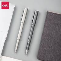 得力A18，0.5mm乐素高倍密度中性笔（1/24/288）学生用乐素碳素笔书写顺滑子弹头单支装
