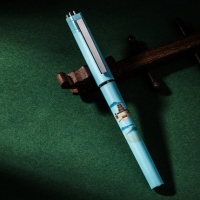 得力S142，0.5mm颐和园中性笔(1/24/288)子弹头中国宫廷风签字笔碳素笔 