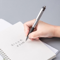 得力S138，0.5mm速干中性笔(12/144/1728)商务办公子弹头学生用考试签字笔黑色 