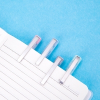 得力S658，0.5mm直液式走珠笔(12/144/1728)学生中性笔全针管黑色碳素笔 