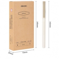 得力A261，0.5mm零系列学生用书写子弹头中性笔(12/144/1728)签字笔办公碳素签字笔