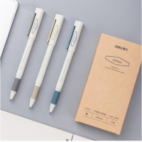 得力A261，0.5mm零系列学生用书写子弹头中性笔(12/144/1728)签字笔办公碳素签字笔