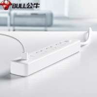 公牛B403U，小白插座（1/60）GN B403U智能分流USB充电3.1A排插接线板插板插排