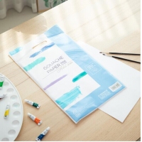 (一口价）得力73615，8k 160g水粉纸画纸(1/80)美术彩铅绘画用画画纸速写初学者学生-20张/包