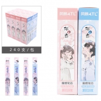 （特价）风景87238A，0.5mm中性笔芯（20/240/4320）摩易擦笔芯替芯签字笔芯