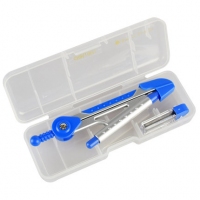 得力8639，学生圆规（1/12/192）带自动铅笔圆规