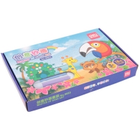 得力9683，砂画套装（1/36）18色彩沙+12张沙画