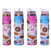 （特惠品）小树苗QN511201，12色彩铅（1/24/240）甜品时光彩色铅笔