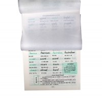 中小学生英语字帖（1/100/400）高考易错英语单词1000例 钢笔英文字帖 高中生临摹英语练字帖 英语单词硬笔书法练习