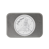 晨光SBS92881，小王子长方形铁盒装长尾夹（1/40/240）25mm长尾夹