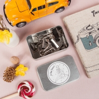 晨光SBS92881，小王子长方形铁盒装长尾夹（1/40/240）25mm长尾夹