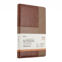 晨光APY1DK78，18K160页普惠皮面本（1/32）商务办公记事笔记本子 单本装APY1DK78