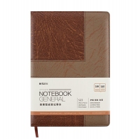 晨光APY1DK78，18K160页普惠皮面本（1/32）商务办公记事笔记本子 单本装APY1DK78