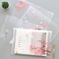 小天使A4按扣袋(12/240/960)韩版小清新多套图案，A4文件袋 韩国文具