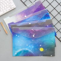 小天使A4按扣袋(12/240/960)韩版小清新多套图案，A4文件袋 韩国文具