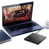 建兴（LITEON）8倍速 USB2.0 外置光驱 DVD刻录机 移动光驱 黑色(兼容WindowsXP/7/8/10苹果MAC系统/eBAU108)