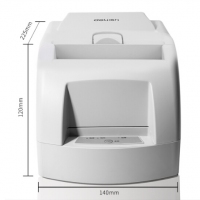 得力（deli）DL-220B 小票针式打印机 自动切纸微型针式打印机