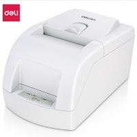 得力（deli）DL-220B 小票针式打印机 自动切纸微型针式打印机