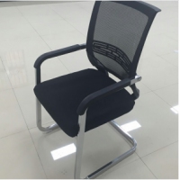 现代简约电脑椅家用办公椅 职员椅员工工作椅人体工学网布转椅 钢制脚加厚板